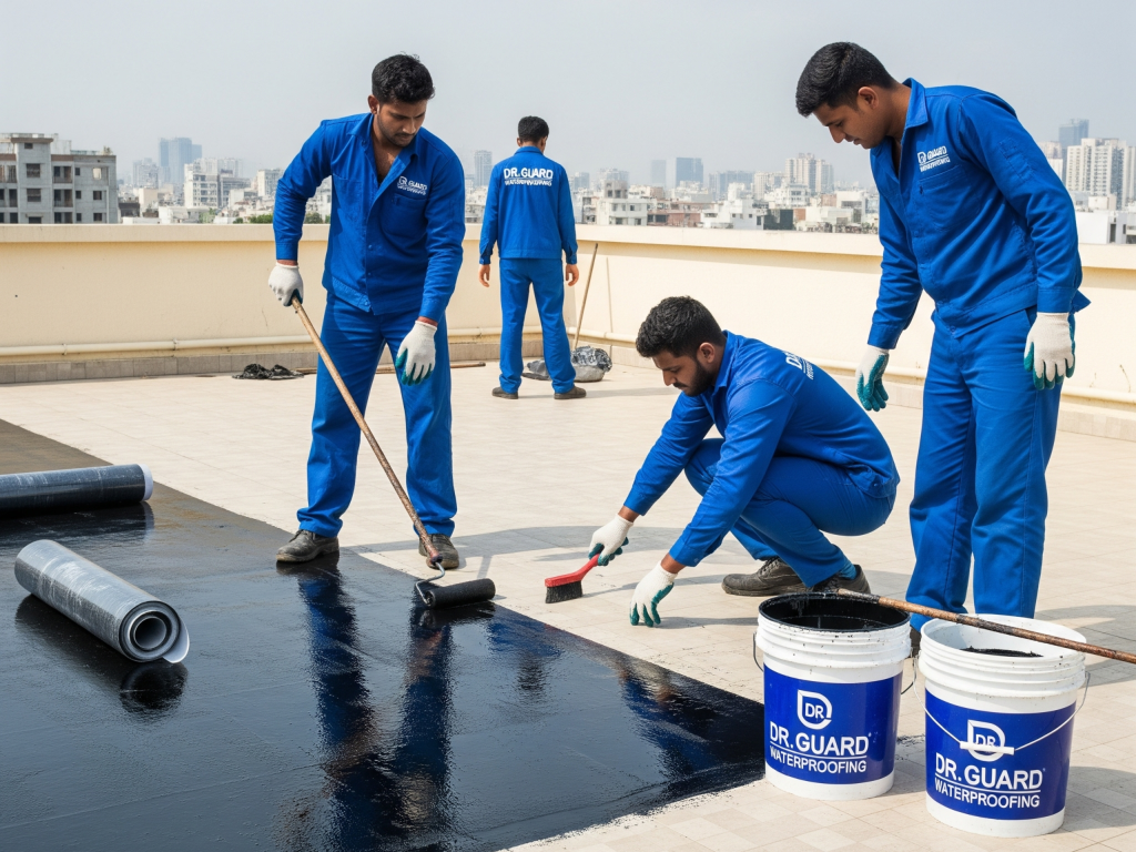 Terrace Waterproofing Services in Hyderabad - Dr. Guard Waterproofing