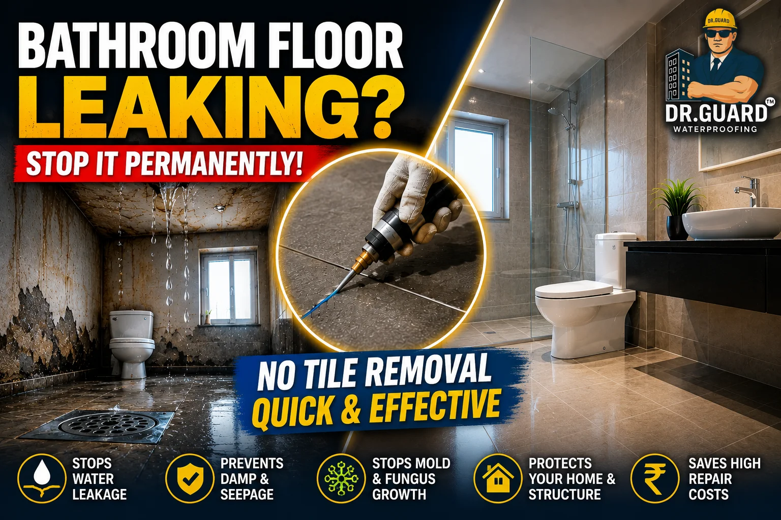 Bathroom Floor Leaking