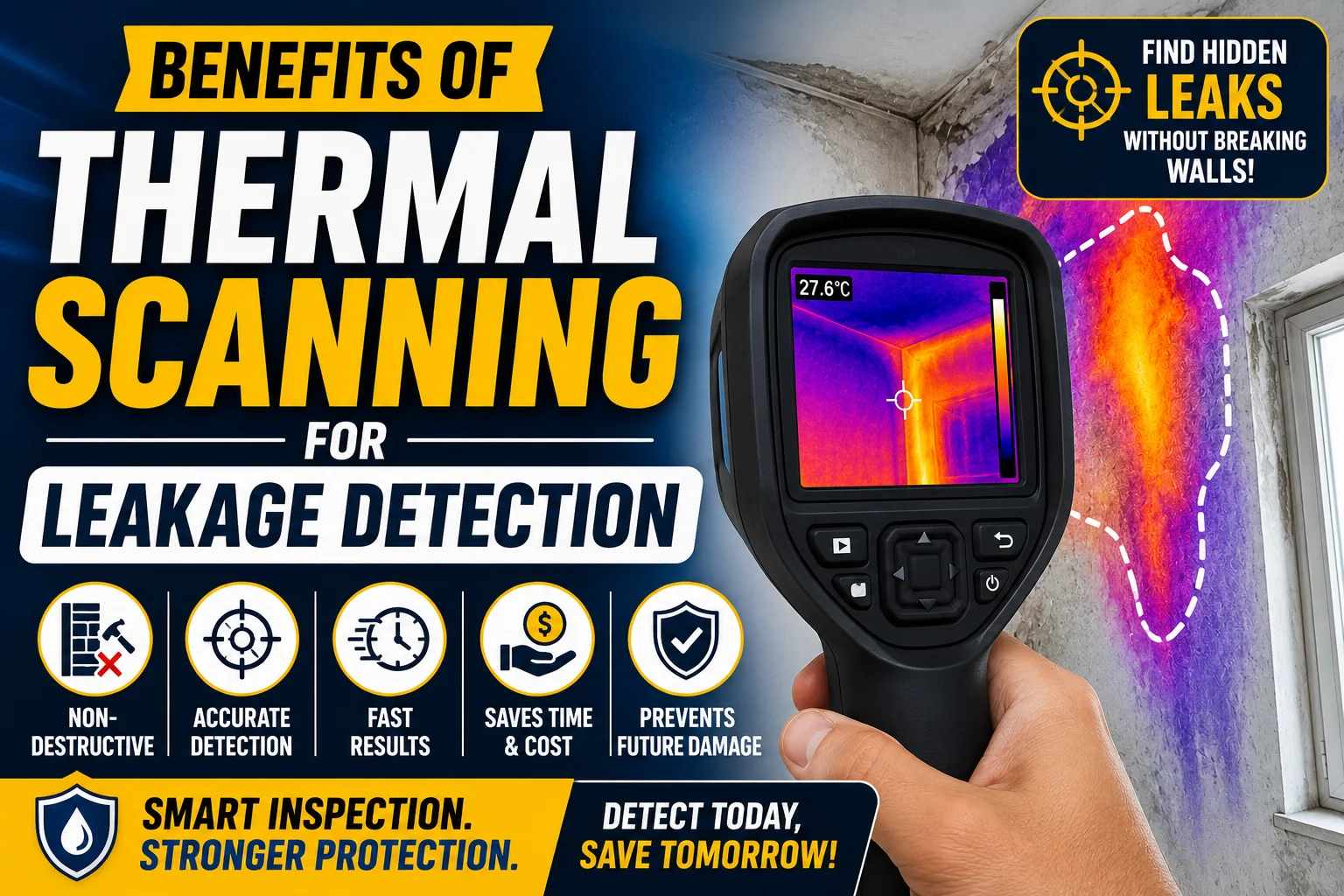 Benefits of Thermal Scanning for Leakage Detection