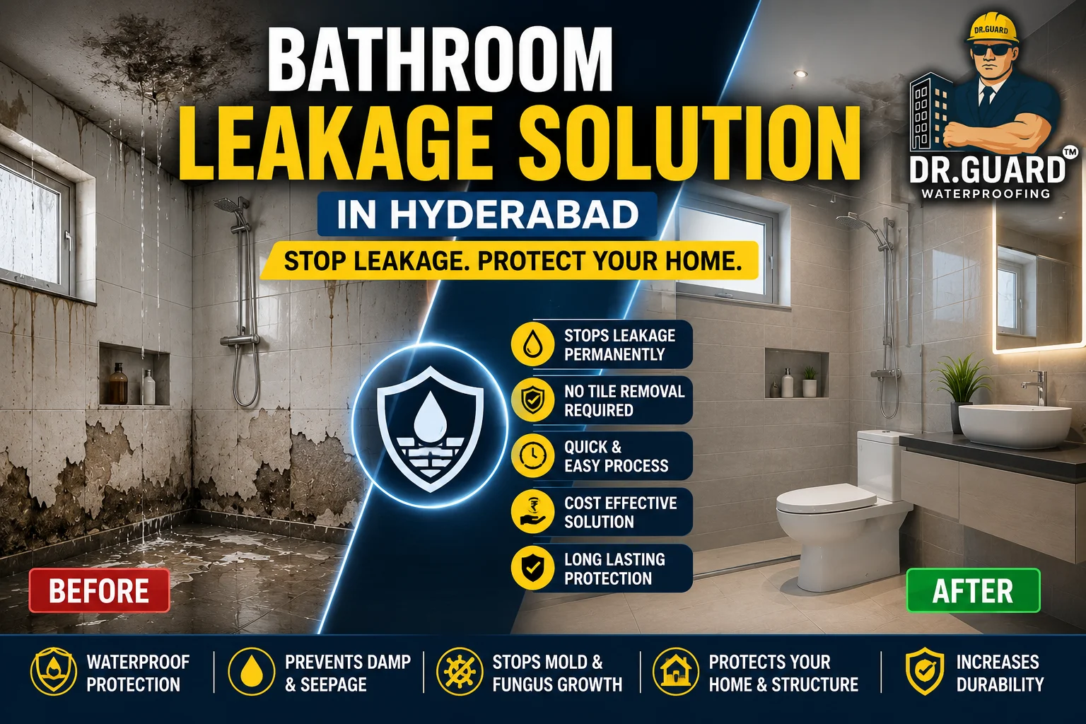 Bathroom Leakage Solution in Hyderabad