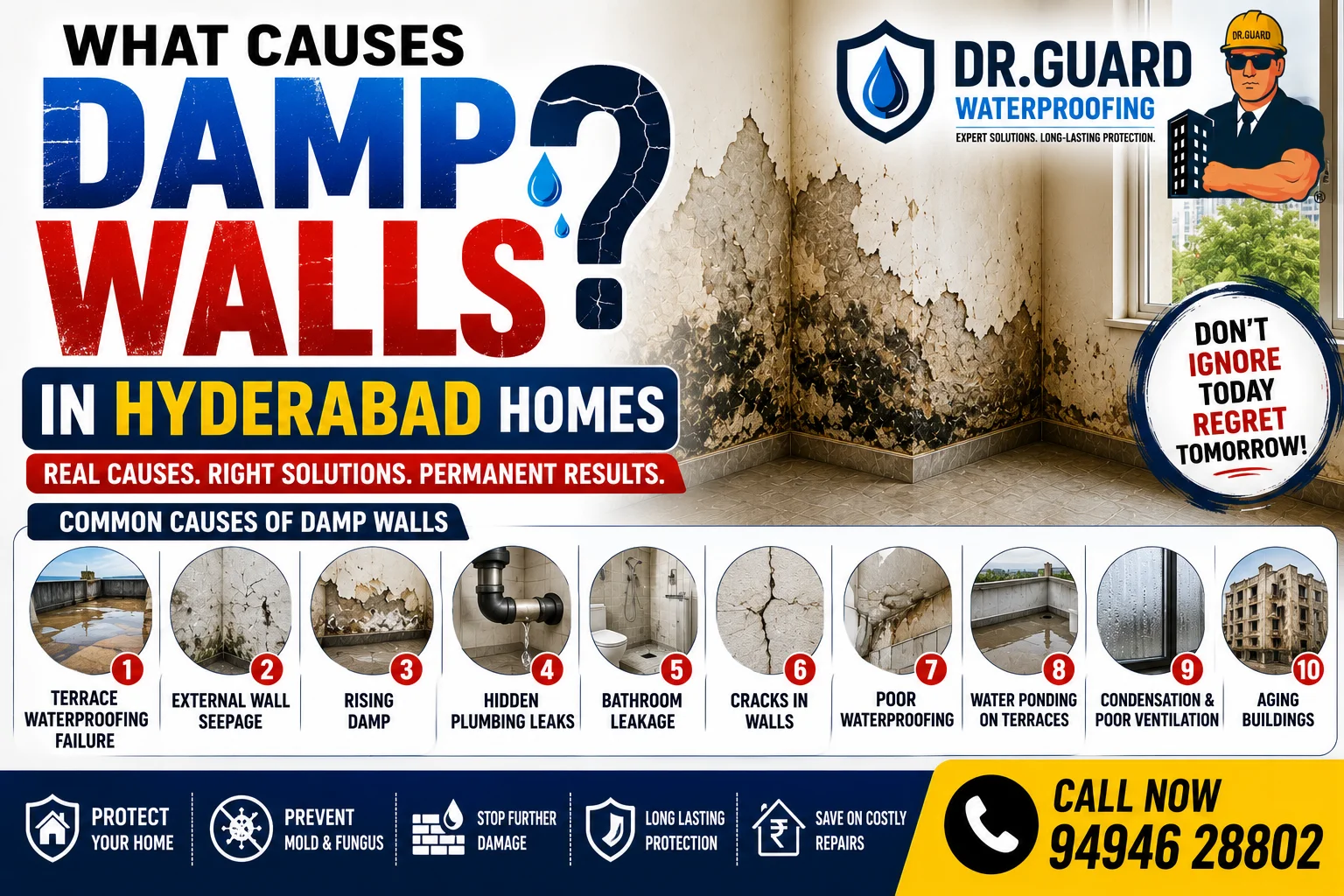 What Causes Damp Walls in Hyderabad Homes?